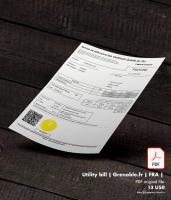 Utility bill | Grenoble.fr | FRA | 1