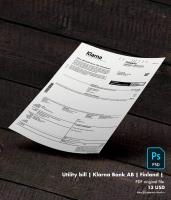 Utility bill | Klarna Bank AB | Finland | 1