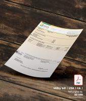 Utility bill | Edison | USA | CA1