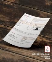 Utility bill |  GASSOUTH | USA | GA1